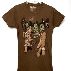 🧟‍♀️ Zombie-Inspired “The Walking Bread” - First Ed. Threadless Girly Tee - S